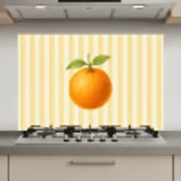 Sinaasappel - Strepen - Oranje - Zomers keuken achterwand spatscherm klein -3d_website