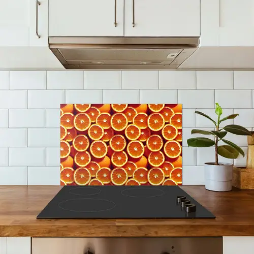 Sinaasappels - Oranje - Gesneden keuken achterwand spatscherm klein 900 -sfeer2