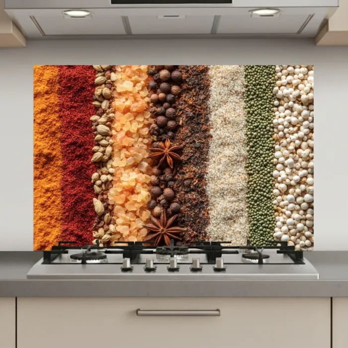 Banen - Verticaal - Kruiden - Variatie keuken achterwand spatscherm klein -3d_website