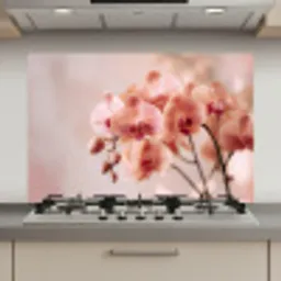 Orchidee - Bloemen - Roze - Bloemblaadjes keuken achterwand spatscherm klein -3d_website