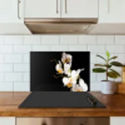 Orchidee - Bloemen - Planten - Botanisch keuken achterwand spatscherm klein -sfeer2