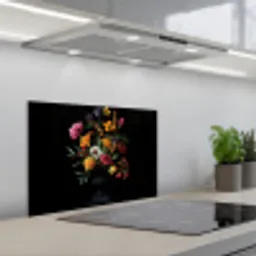 Sierlijk - Boeket - Bladeren keuken achterwand spatscherm klein -3d_schuin