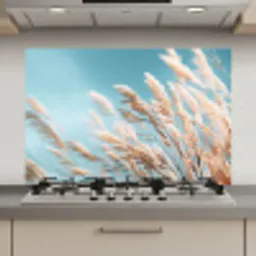 Siergras - Wind - Lichtbruin keuken achterwand spatscherm klein -3d_website