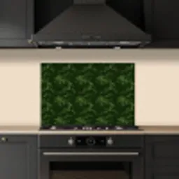 Sierlijk - Bloemen - Groen keuken achterwand spatscherm klein 900 -sfeer1