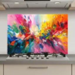 Verf - Kleurrijk - Explosie keuken achterwand spatscherm klein -3d_website