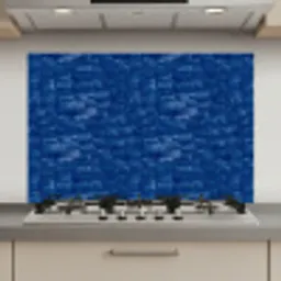 Verf - Strepen - Blauw keuken achterwand spatscherm klein 900 -3d_website