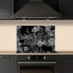 Palm - Jungle - Tropical keuken achterwand spatscherm klein -sfeer1