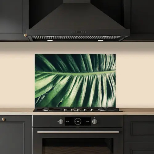 Palmblad - Tropisch - Natuur - Jungle keuken achterwand spatscherm klein -sfeer1