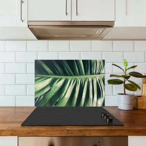 Palmblad - Tropisch - Natuur - Jungle keuken achterwand spatscherm klein -sfeer2