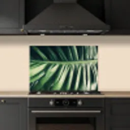 Palmblad - Tropisch - Natuur - Jungle keuken achterwand spatscherm klein -sfeer1