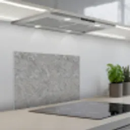 Patroon - Cement - Beton keuken achterwand spatscherm klein 900 -3d_schuin