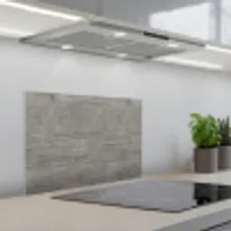 Patroon - Beton - Grijs keuken achterwand spatscherm klein 900 -3d_schuin