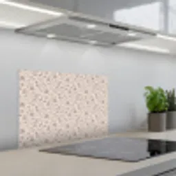 Patroon - Bloemen - Paars keuken achterwand spatscherm klein 900 -3d_schuin