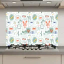 Zee - Sfeer -  kreeft - Citroen keuken achterwand spatscherm klein 900 -3d_website
