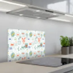 Zee - Sfeer -  kreeft - Citroen keuken achterwand spatscherm klein 900 -3d_schuin