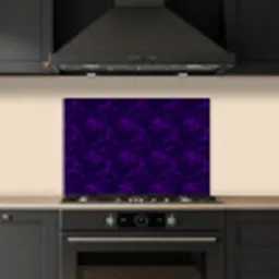 Patroon - Paars - Bloesem keuken achterwand spatscherm klein 900 -sfeer1