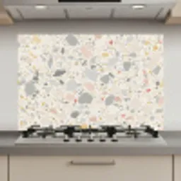 Patronen - Licht - Terrazzo - Decoratie keuken achterwand spatscherm klein -3d_website