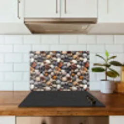 Rust - Zachte - Kleuren - Stenen keuken achterwand spatscherm klein 900 -sfeer2