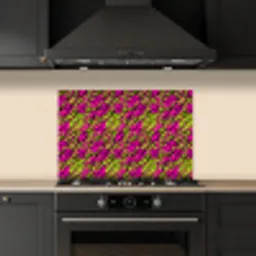 Roze - Groen - Neon - Dieren keuken achterwand spatscherm klein 900 -sfeer1