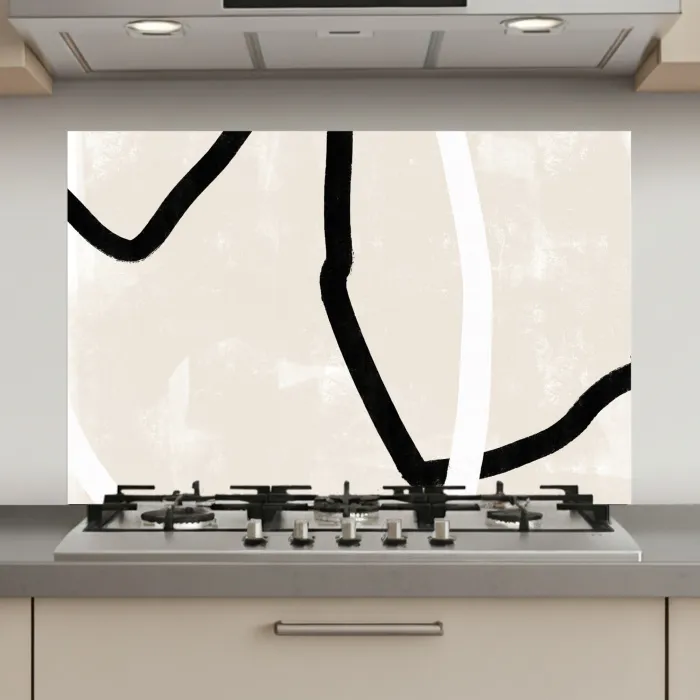 Roze - Minimalisme - Design keuken achterwand spatscherm klein -3d_website