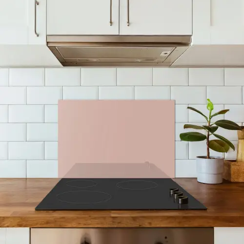 Roze - Palet - Oud - Effen - Oudroze keuken achterwand spatscherm klein 900 -sfeer2