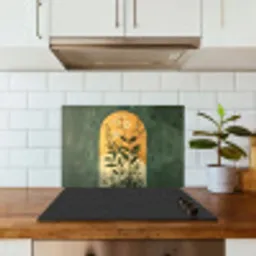 Plant - Bloemen - Wit keuken achterwand spatscherm klein -sfeer2