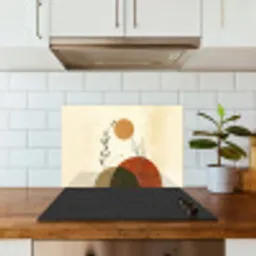 Planten - Abstract - Vormen keuken achterwand spatscherm klein -sfeer2