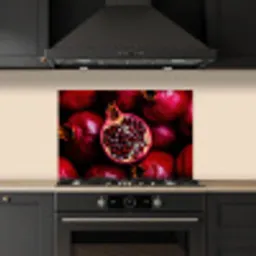 Granaatappel - Rood - Fruit keuken achterwand spatscherm klein -sfeer1