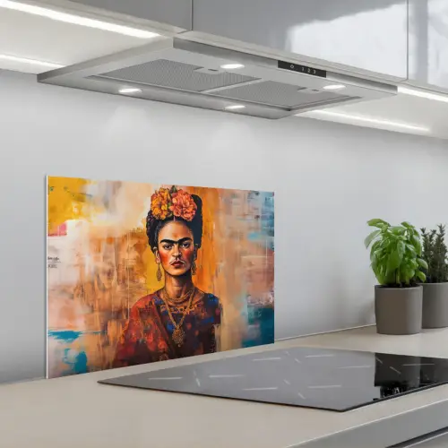 Portret - Sieraden - Schilderachtig keuken achterwand spatscherm klein -3d_schuin