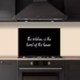 Spreuken - Koken - Thuis - The kitchen is the heart of the home - Quotes keuken achterwand spatscherm klein -sfeer1