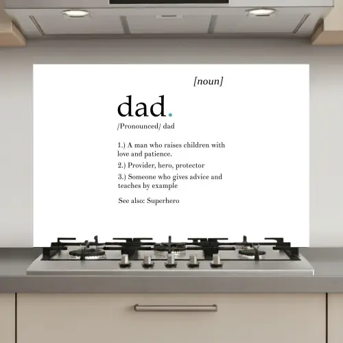 Spreuken - Papa definitie - Quotes - Dad keuken achterwand spatscherm klein -3d_website