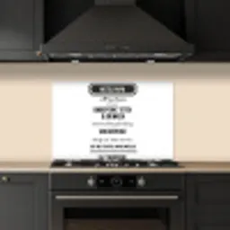 Spreuken - Hotel papa - Quotes - Vader keuken achterwand spatscherm klein -sfeer1