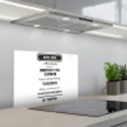 Spreuken - Hotel papa - Quotes - Vader keuken achterwand spatscherm klein -3d_schuin