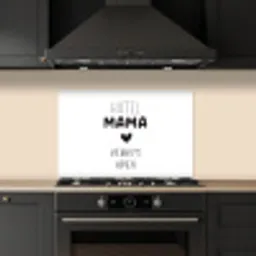 Spreuken - Hotel mama always open - Quotes - Mama keuken achterwand spatscherm klein -sfeer1