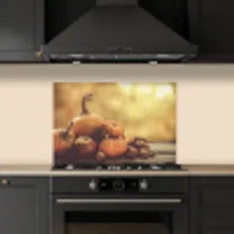 Pompoen - Herfst - Dennenappel - Fruit - Appel keuken achterwand spatscherm klein -sfeer1