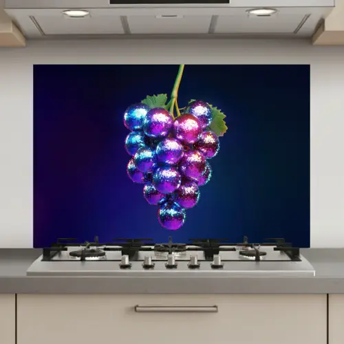 Paars - Disco - Feest - Druif keuken achterwand spatscherm klein -3d_website