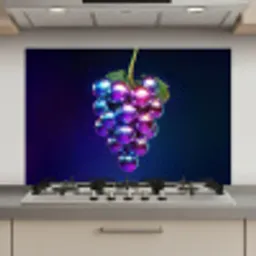 Paars - Disco - Feest - Druif keuken achterwand spatscherm klein -3d_website