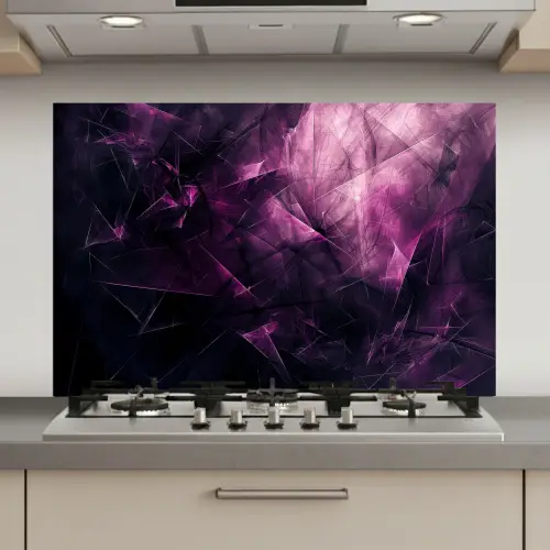 Paars - Licht - Zwart keuken achterwand spatscherm klein -3d_website