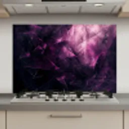 Paars - Licht - Zwart keuken achterwand spatscherm klein -3d_website