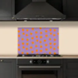 Paars - Oranje - Perzik keuken achterwand spatscherm klein 900 -sfeer1