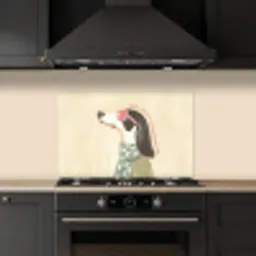 Quote - Hond - Zonnebril keuken achterwand spatscherm klein -sfeer1