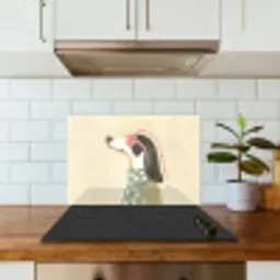 Quote - Hond - Zonnebril keuken achterwand spatscherm klein -sfeer2