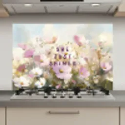 Quote - Bloemen - Schilderachtig keuken achterwand spatscherm klein -3d_website