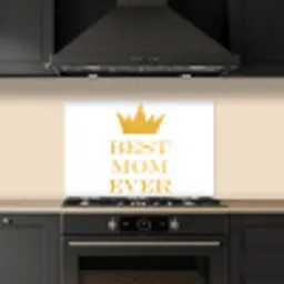 Quotes - Best mom ever - Spreuken - Mama keuken achterwand spatscherm klein -sfeer1
