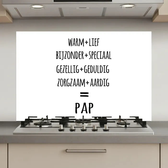 Quotes - Pap definitie - Spreuken - Vader keuken achterwand spatscherm klein -3d_website