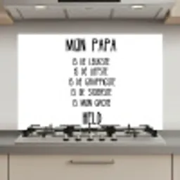 Quotes - Papa is mijn grote held - Spreuken - Papa keuken achterwand spatscherm klein -3d_website
