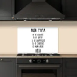 Quotes - Papa is mijn grote held - Spreuken - Papa keuken achterwand spatscherm klein -sfeer1