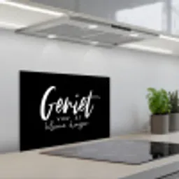 Quotes - Geniet van de kleine dingen - Spreuken keuken achterwand spatscherm klein -3d_schuin