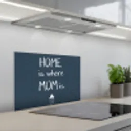 Quotes - Home is where mom is - Spreuken - Moeder keuken achterwand spatscherm klein -3d_schuin