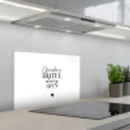 Quotes - Spreuken - Oma - Grandma's hotel always open keuken achterwand spatscherm klein -3d_schuin